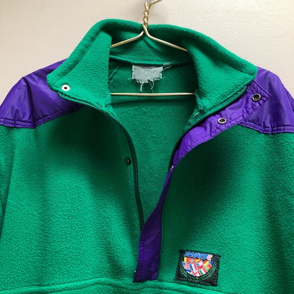 VINTAGE K-WAY POLARTEC FLEECE JACKET - Picture 7 of 7